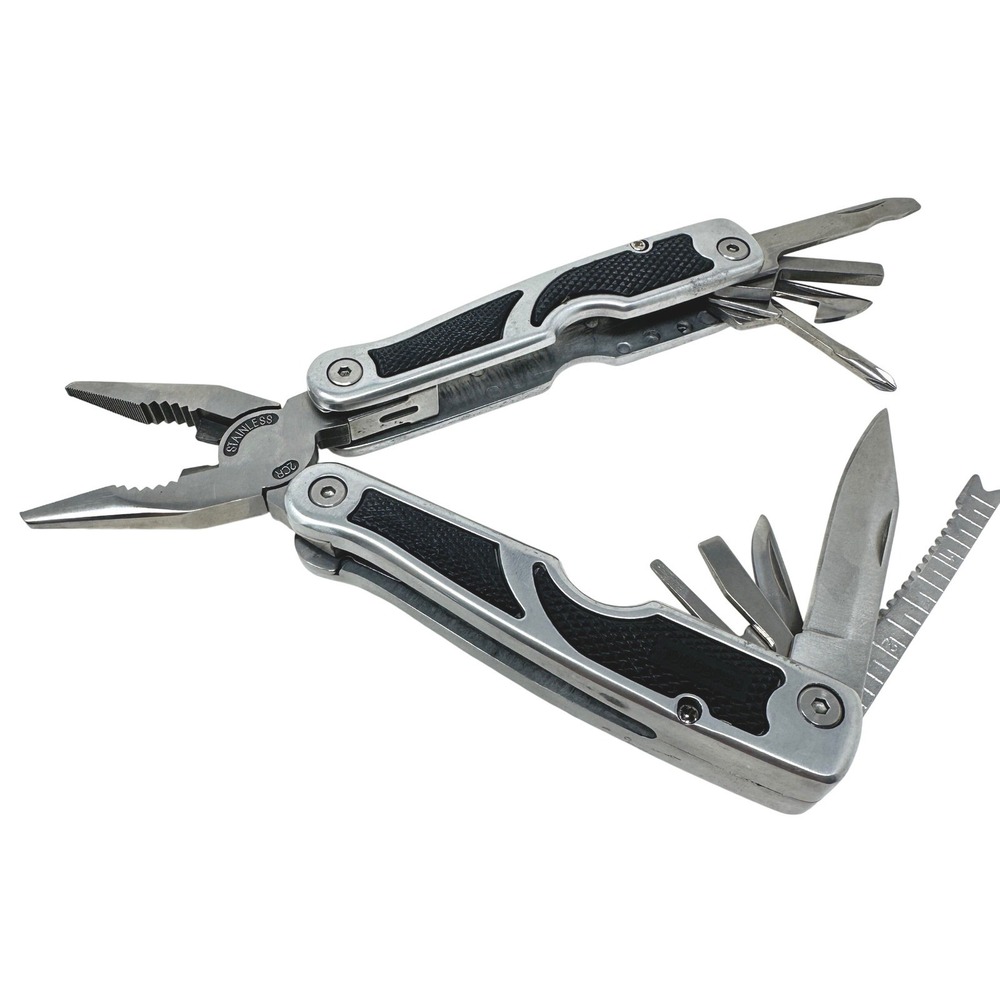 Protocol Stainless Steel MultiTool Pliers Knife Saw Nylon Sheath EDC Utility Kit